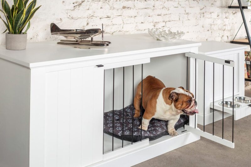 Wooden dog crate furniture sideboard ICON • DogDeco