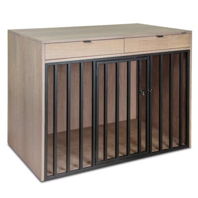 Wooden Dog Crate Sideboard with drawers HARRIER